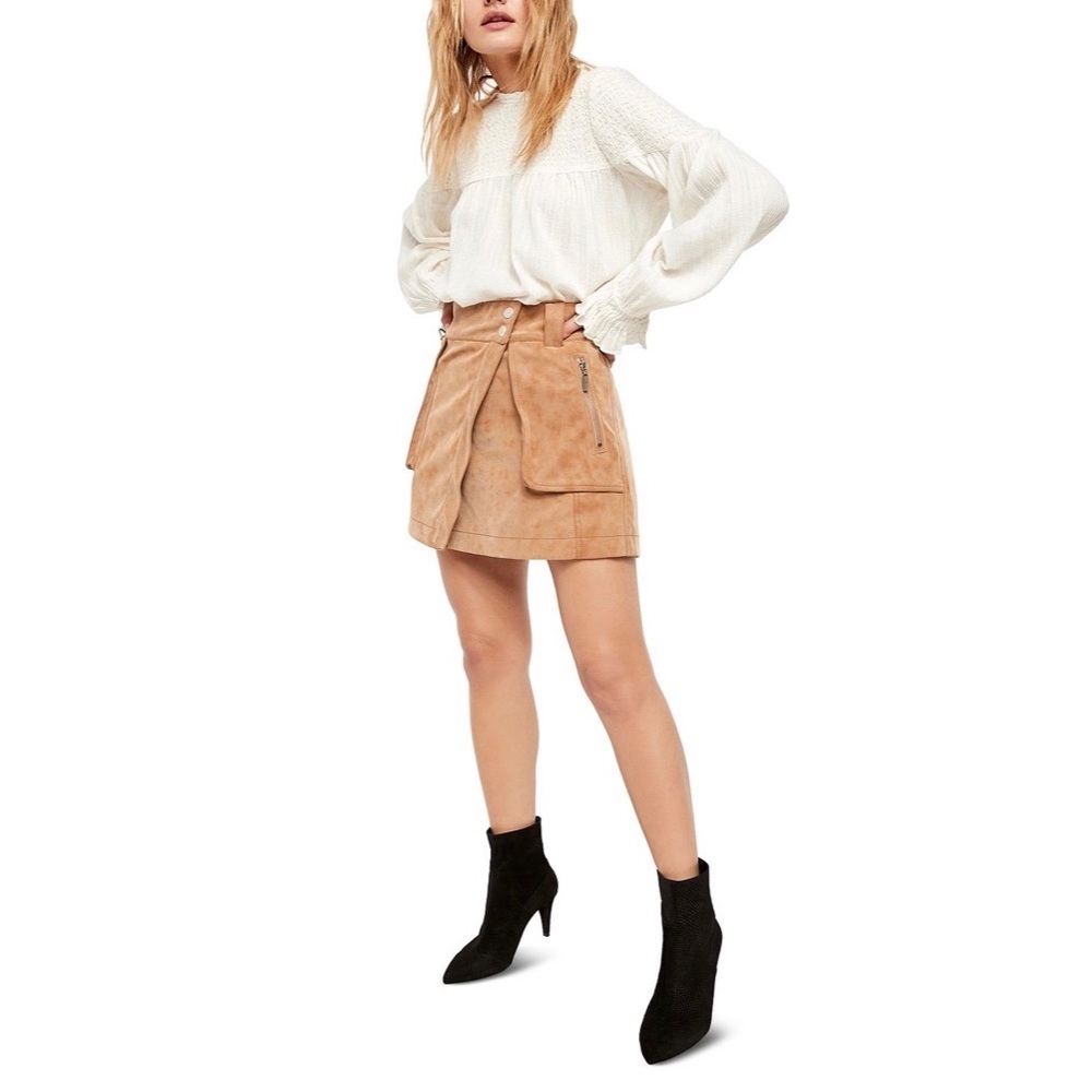 Free People Carson Utility Skirt